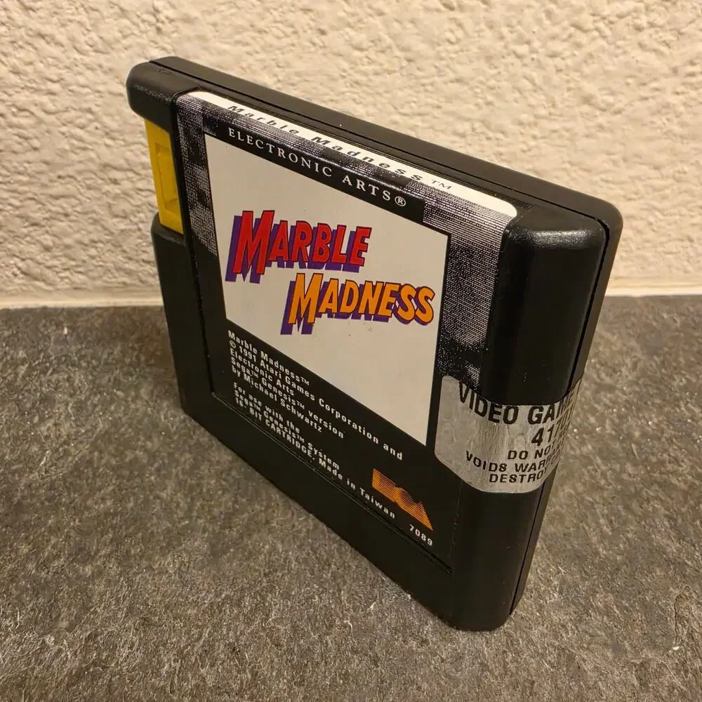 Game - Marble Madness - Genesis - Sega